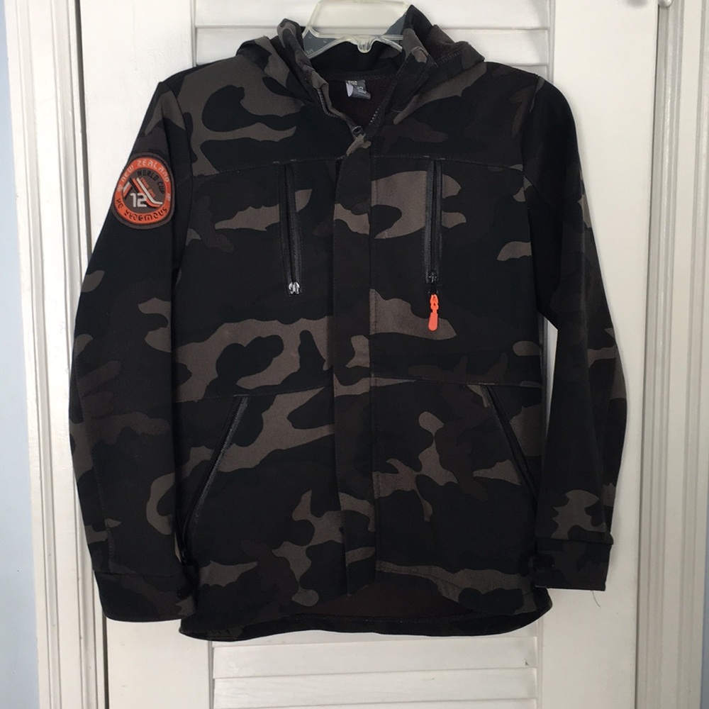 Boys Camo lightweight jacket